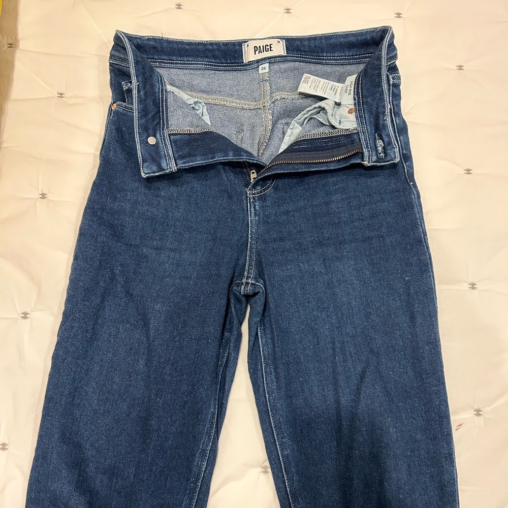 Paige high rise Cindy straight jeans size 26